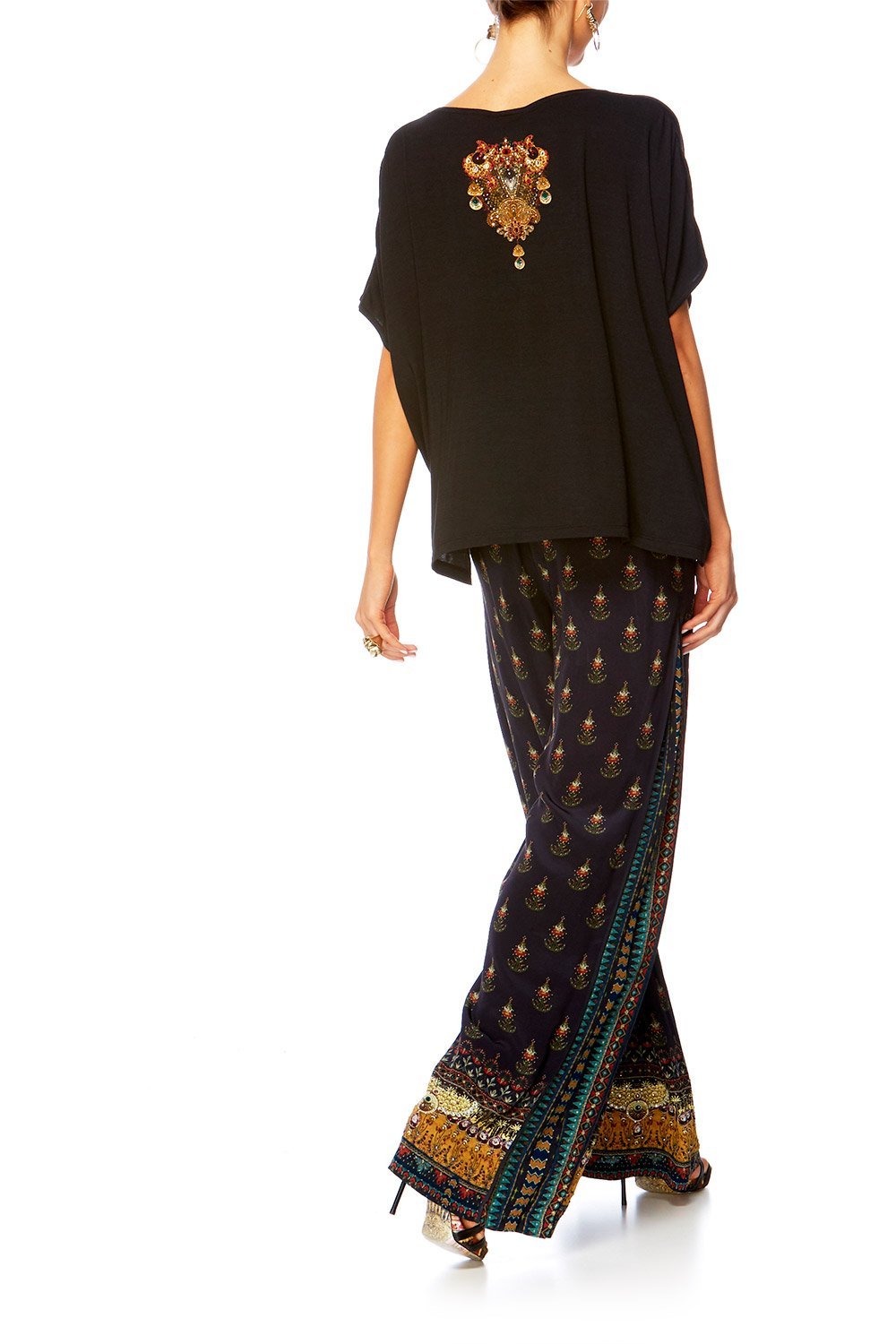 BLISS OF BOHEMIA PANTS W SIDE SPLIT