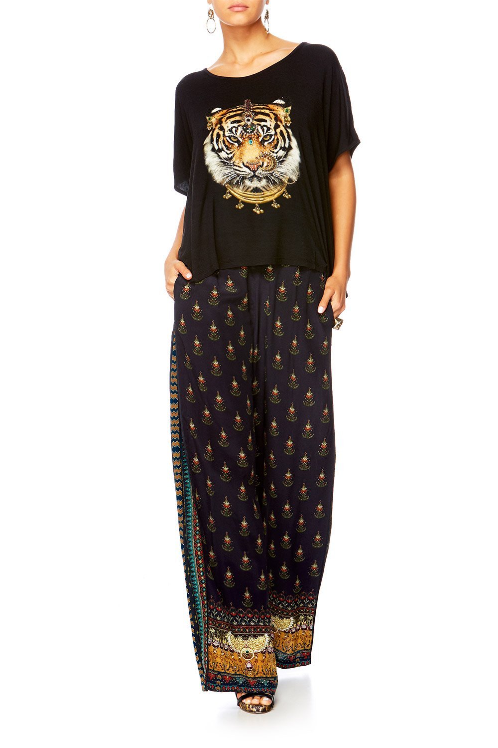 BLISS OF BOHEMIA PANTS W SIDE SPLIT