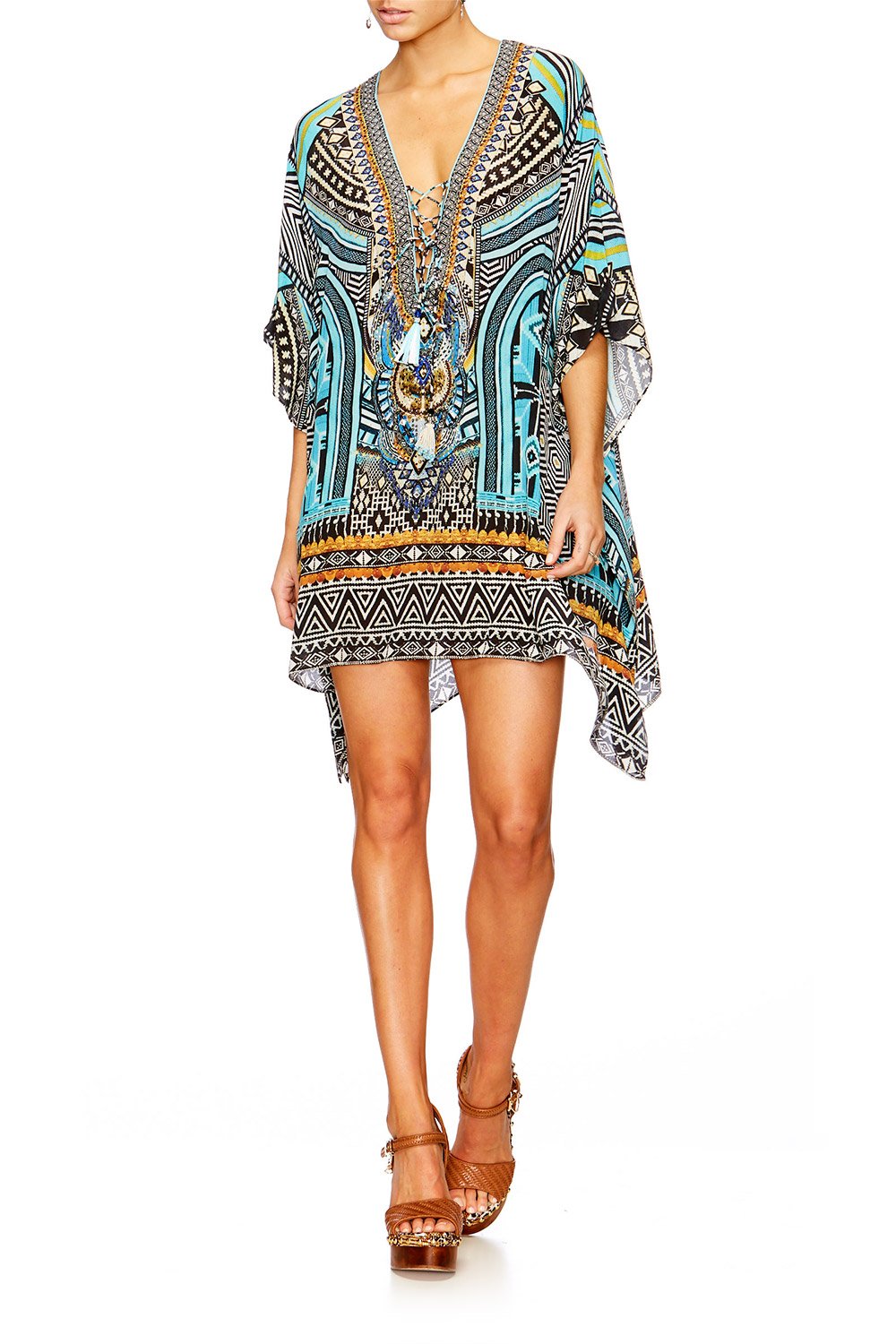 RUNAWAY READY SHORT LACE UP KAFTAN
