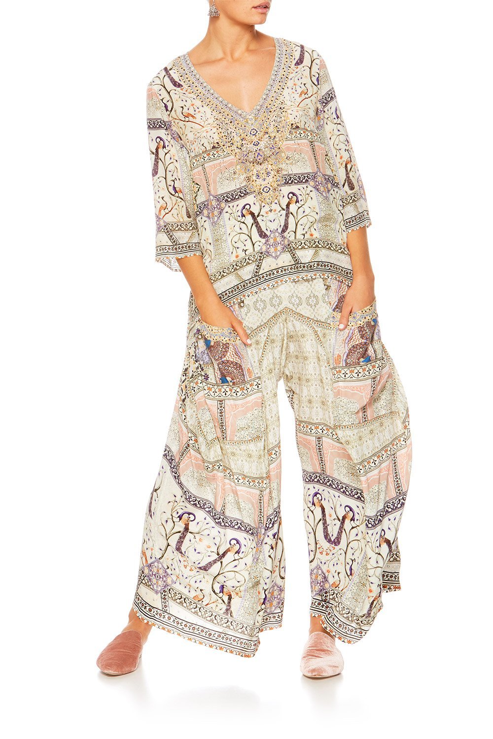 MAMA BAKSHI WIDE LEG TROUSER W POCKETS