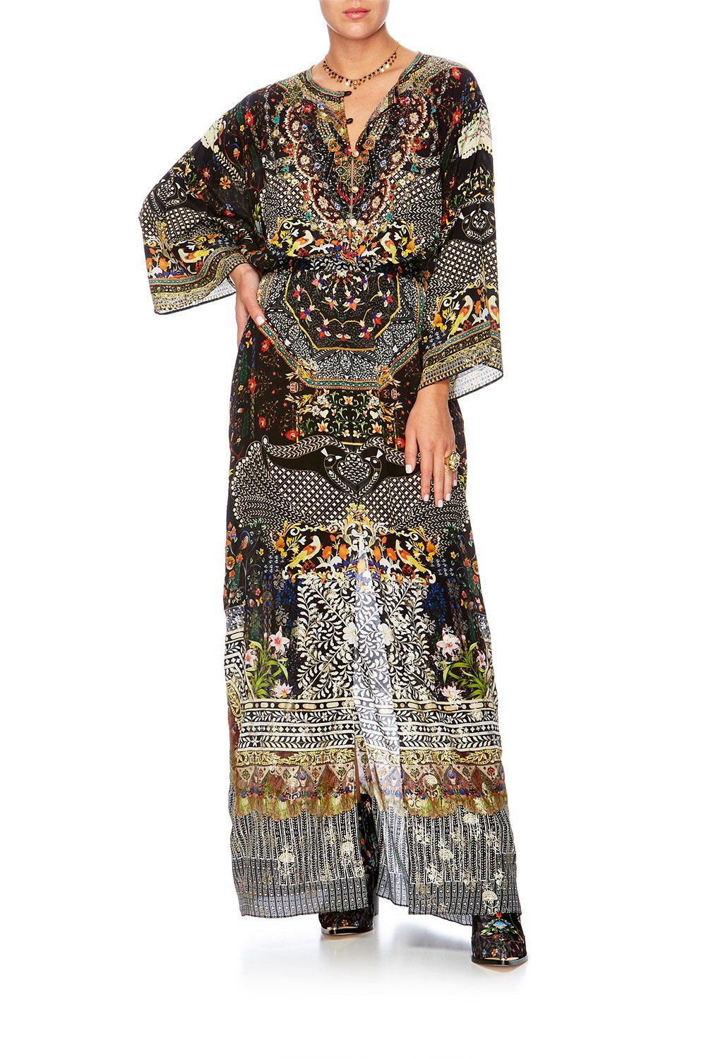 BEHIND CLOSED DOORS SPLIT POCKET DRESS