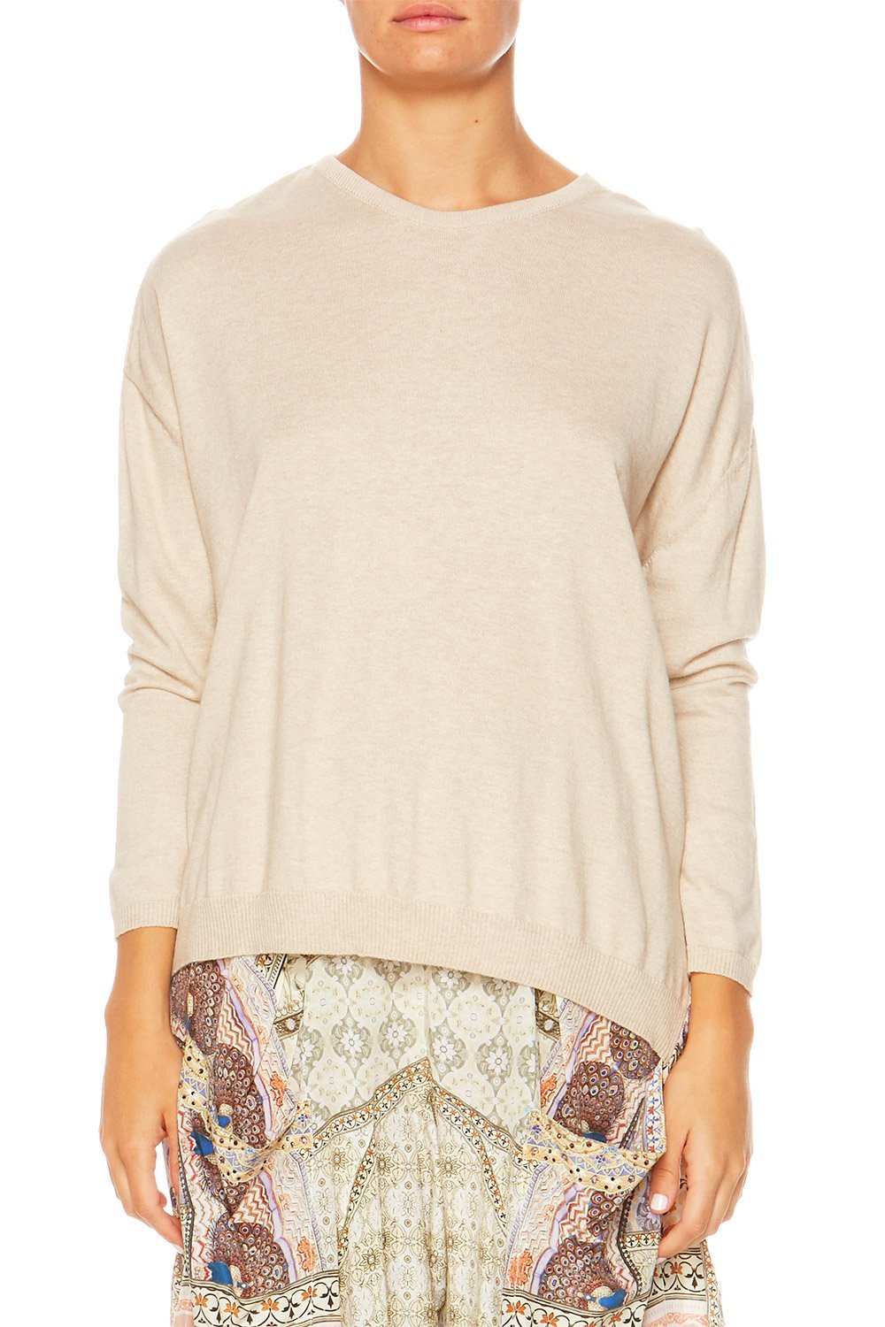 MAMA BAKSHI JUMPER W CONTRAST BACK