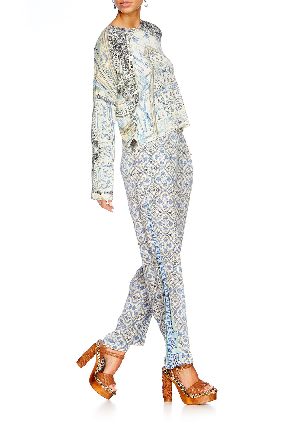 LOST IN A DREAM PRINTED KNITTED JUMPER