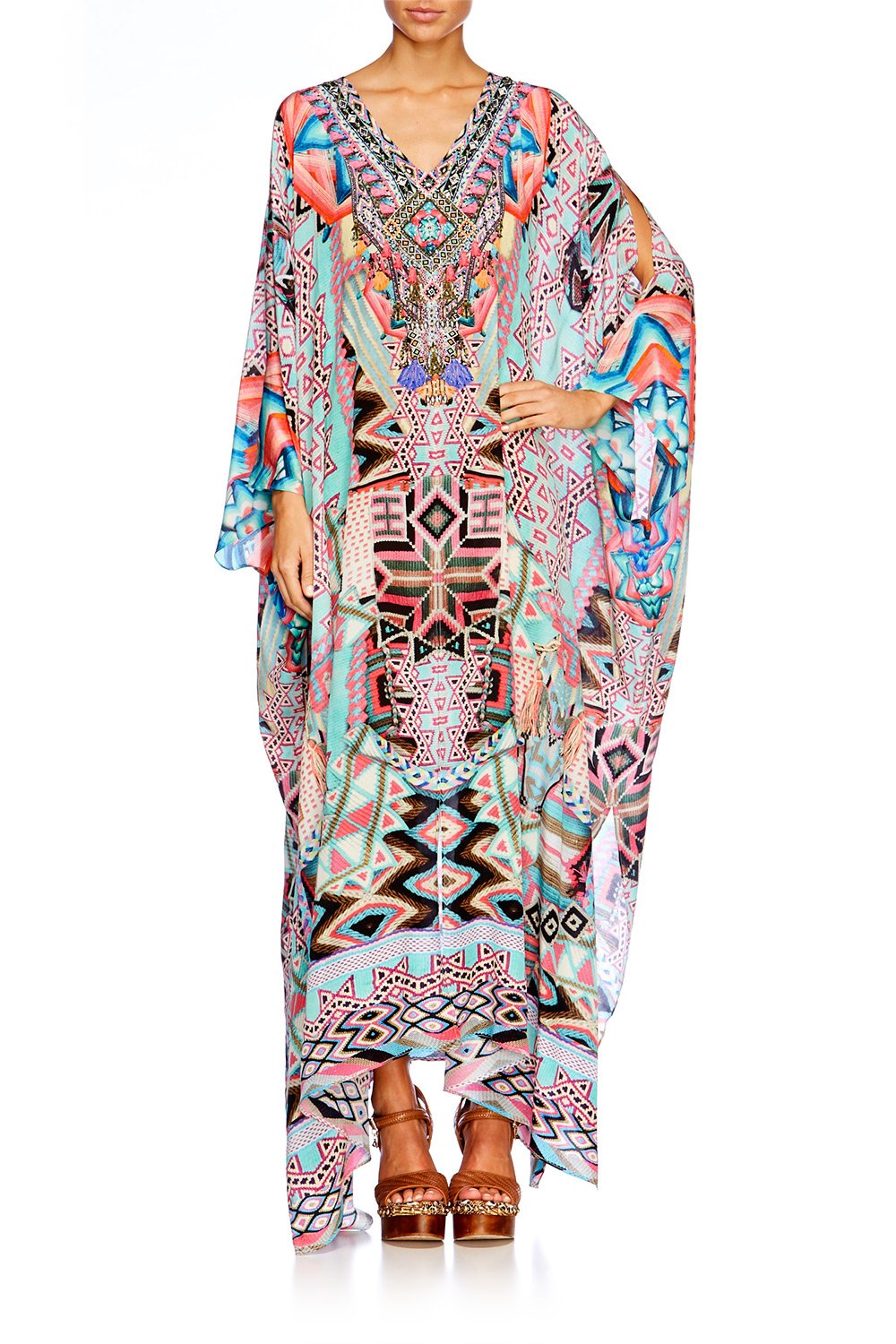 MOCHILLA CHILLER SLIT FRONT & SLEEVE KAFTAN