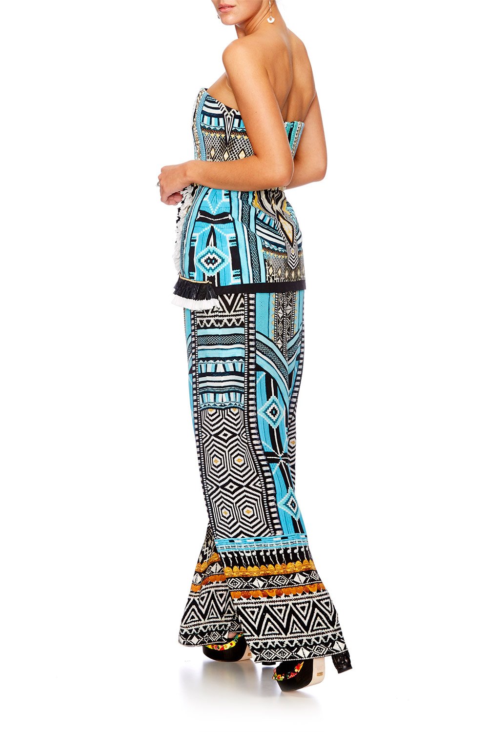 RUNAWAY READY CROSS OVER PEPLUM TOP