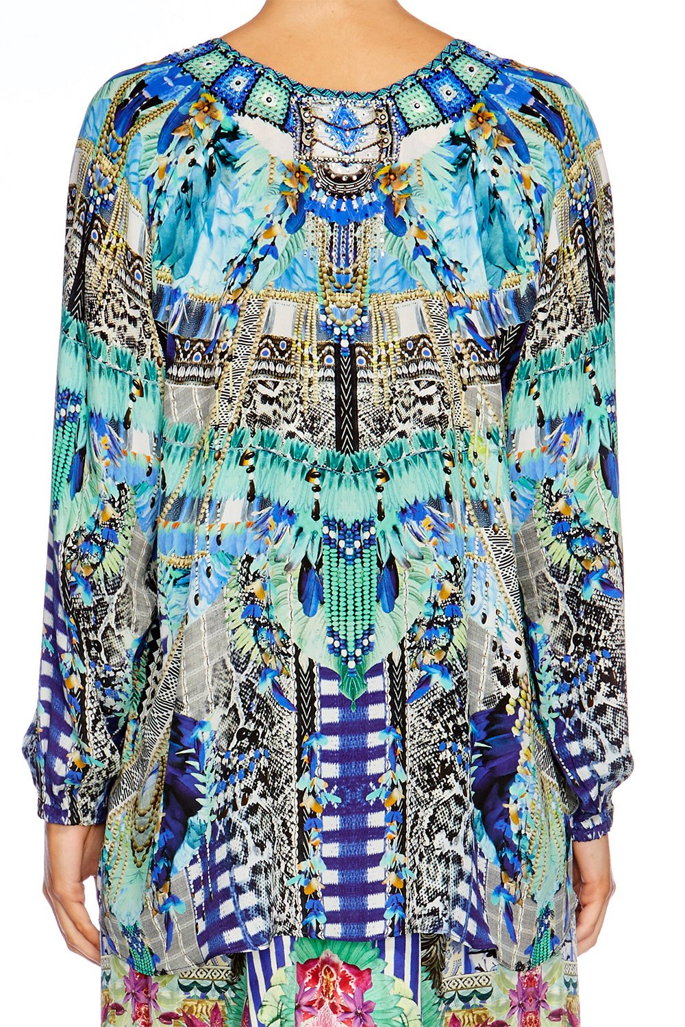 LEAVE ME WILD LACE UP SHIRT