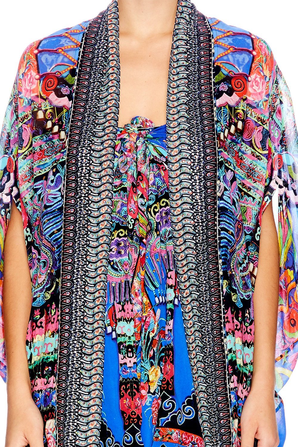 PRETTY PRECESSION OPEN FRONT CARDI CAPE