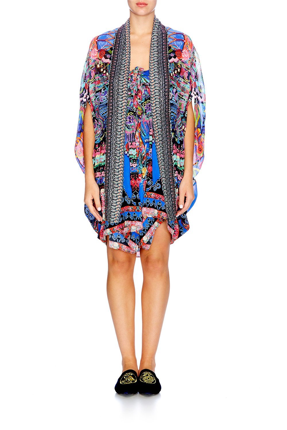 PRETTY PRECESSION OPEN FRONT CARDI CAPE