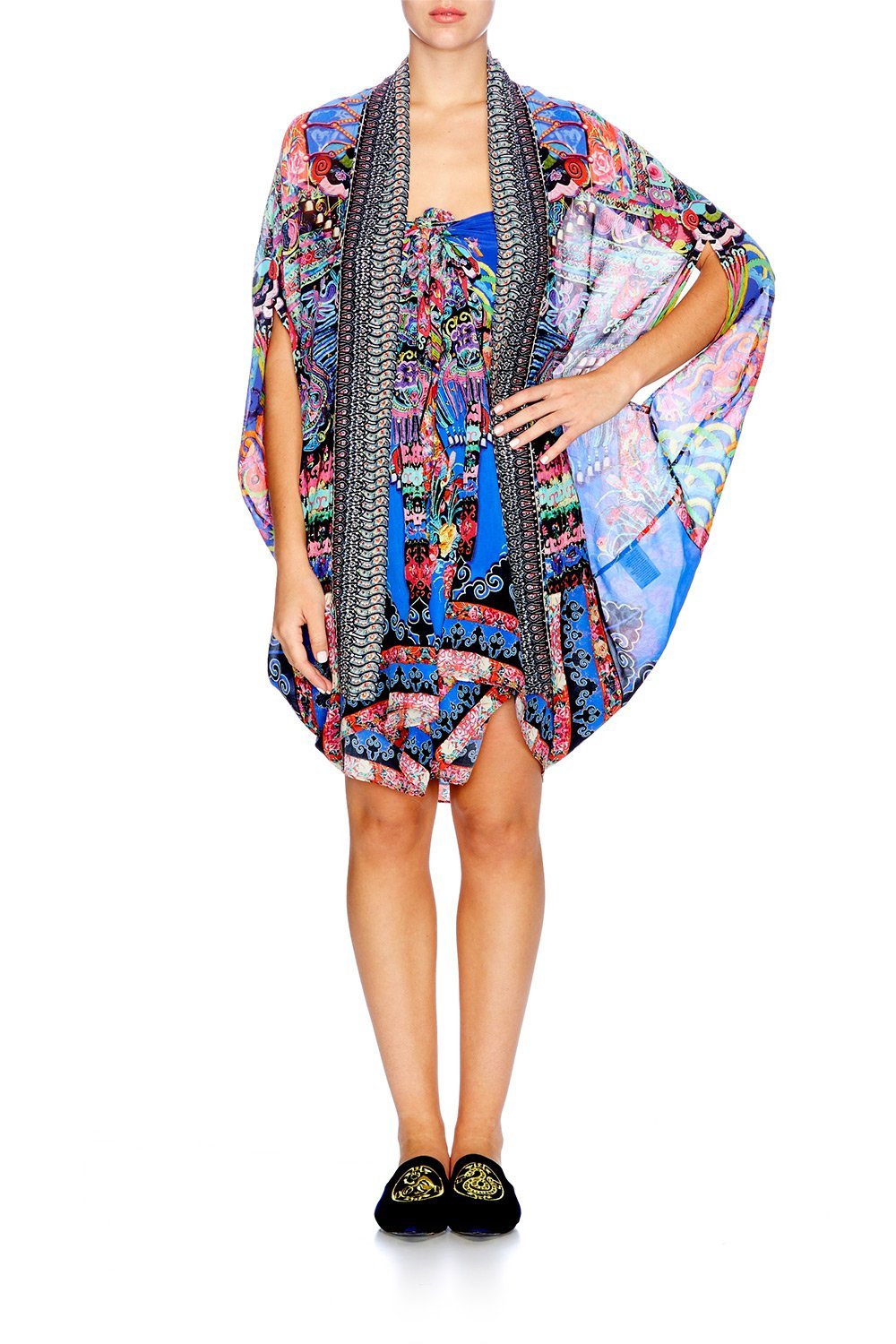 PRETTY PRECESSION OPEN FRONT CARDI CAPE