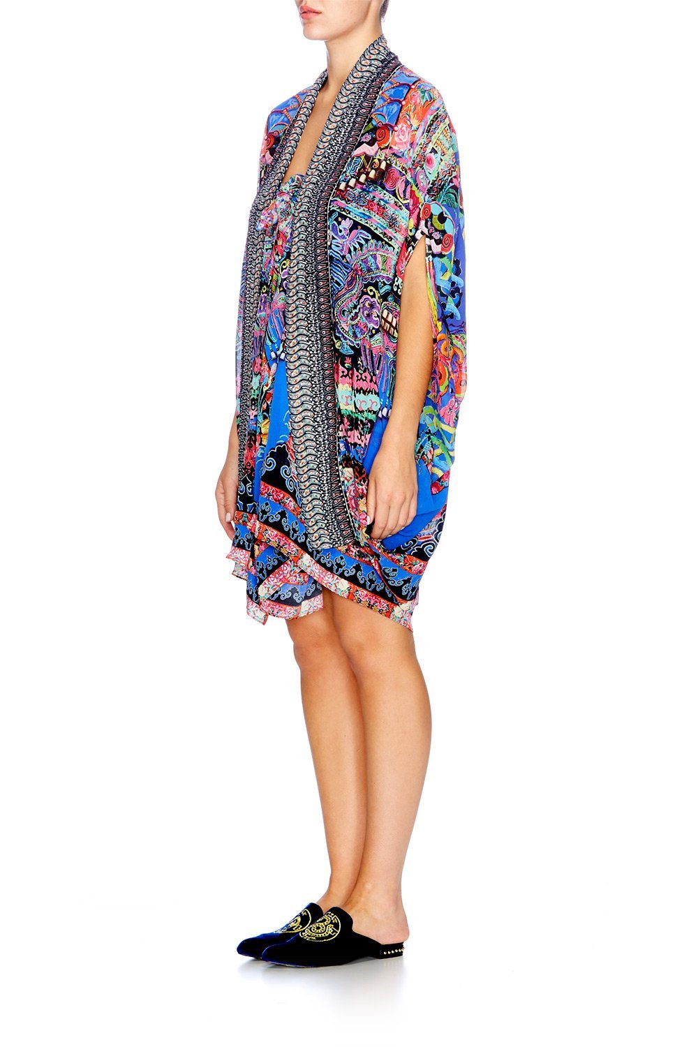 PRETTY PRECESSION OPEN FRONT CARDI CAPE