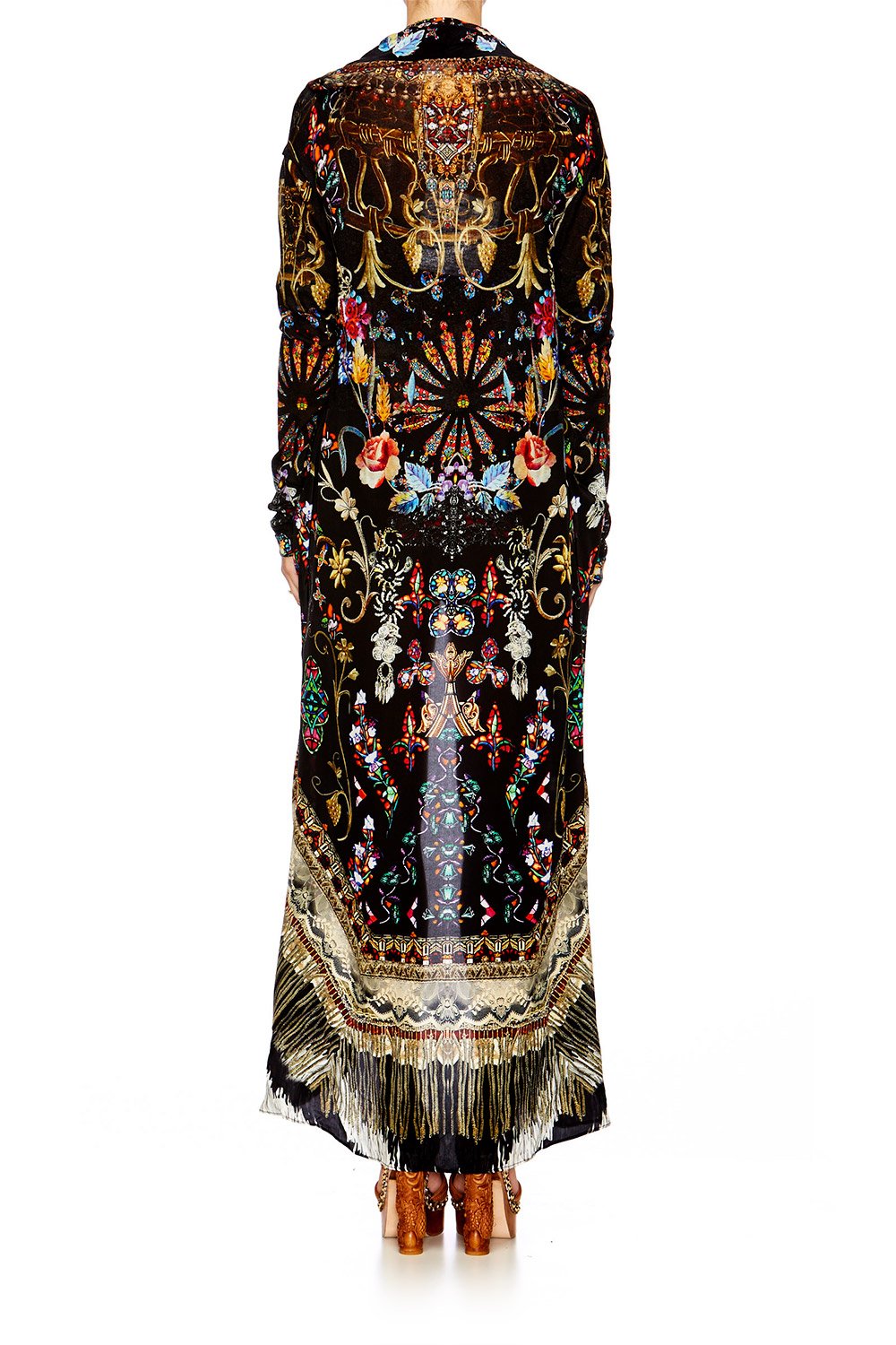 DANCING IN THE DARK LONG CASUAL JACKET W POCKETS