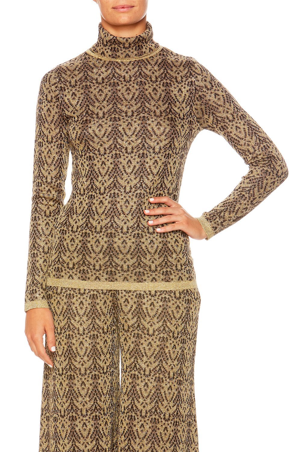 THE GYPSY LOUNGE KNITTED LONG SLEEVE SKIVVY