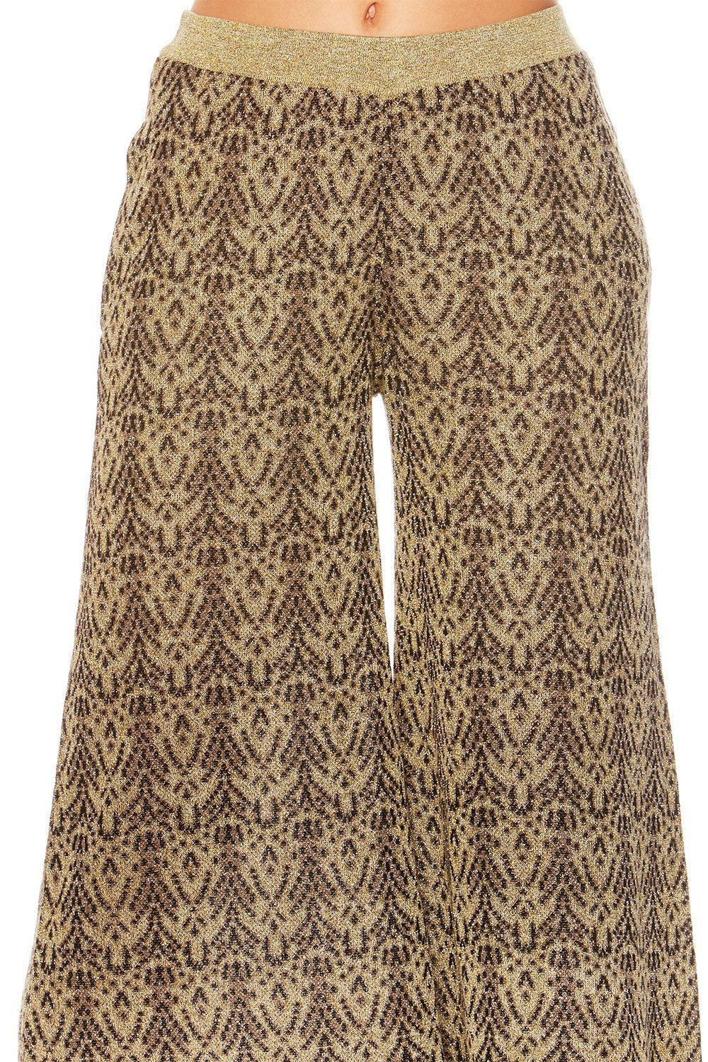 THE GYPSY LOUNGE FLARED KNIT TROUSER