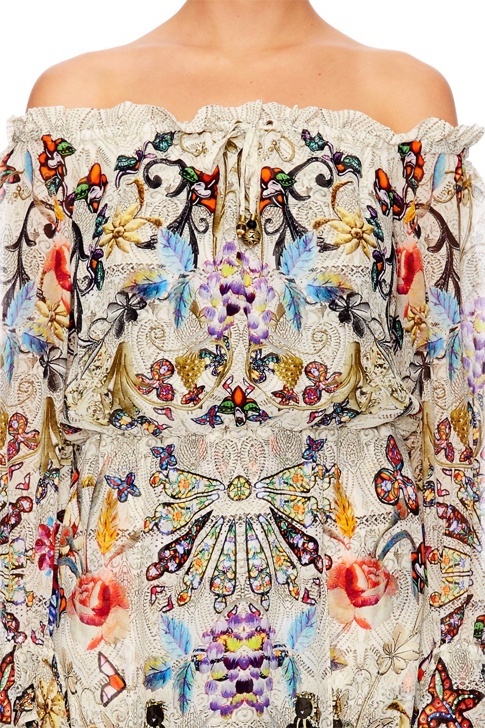 RAISE YOUR GLASS DROP SHOULDER SPLIT DRESS