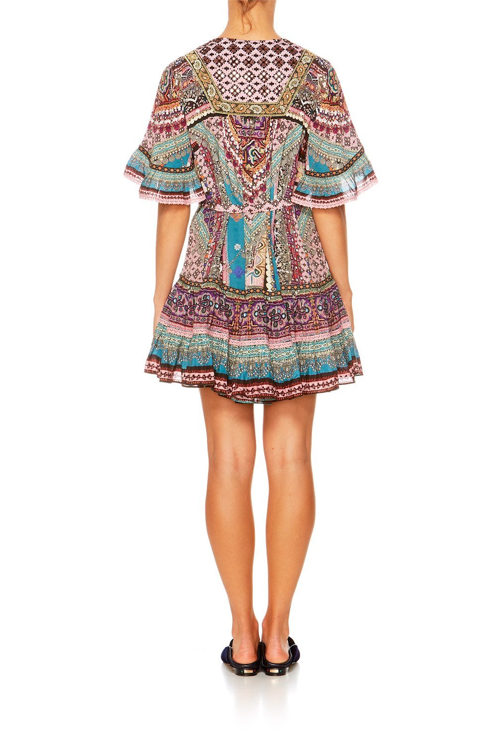 TIMES WE SHARE SHORT FRILL DRESS W BIB