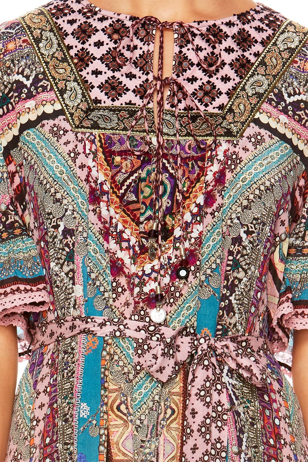 TIMES WE SHARE SHORT FRILL DRESS W BIB