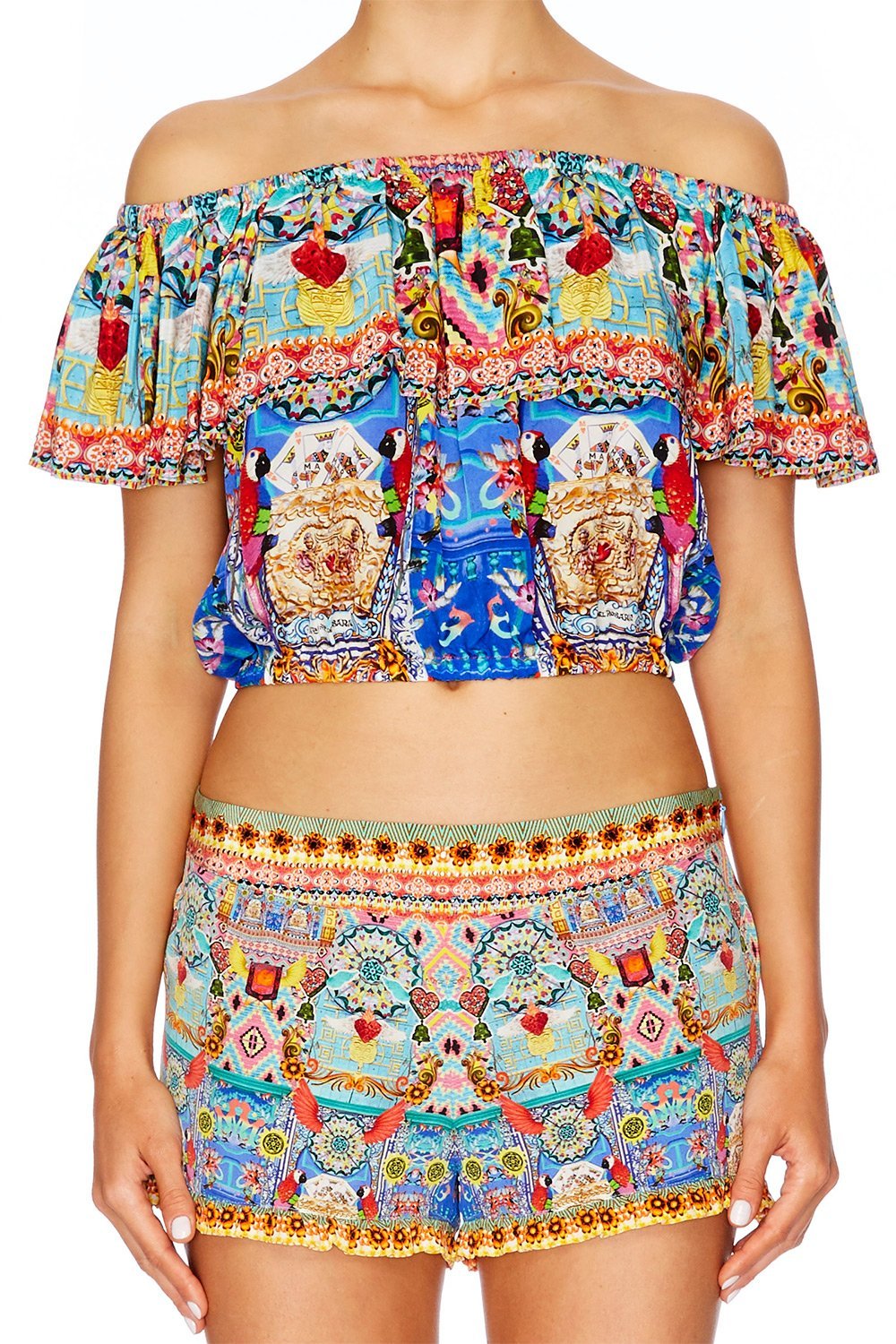 CLOSE TO MY HEART MID DRIFF FRILL TOP