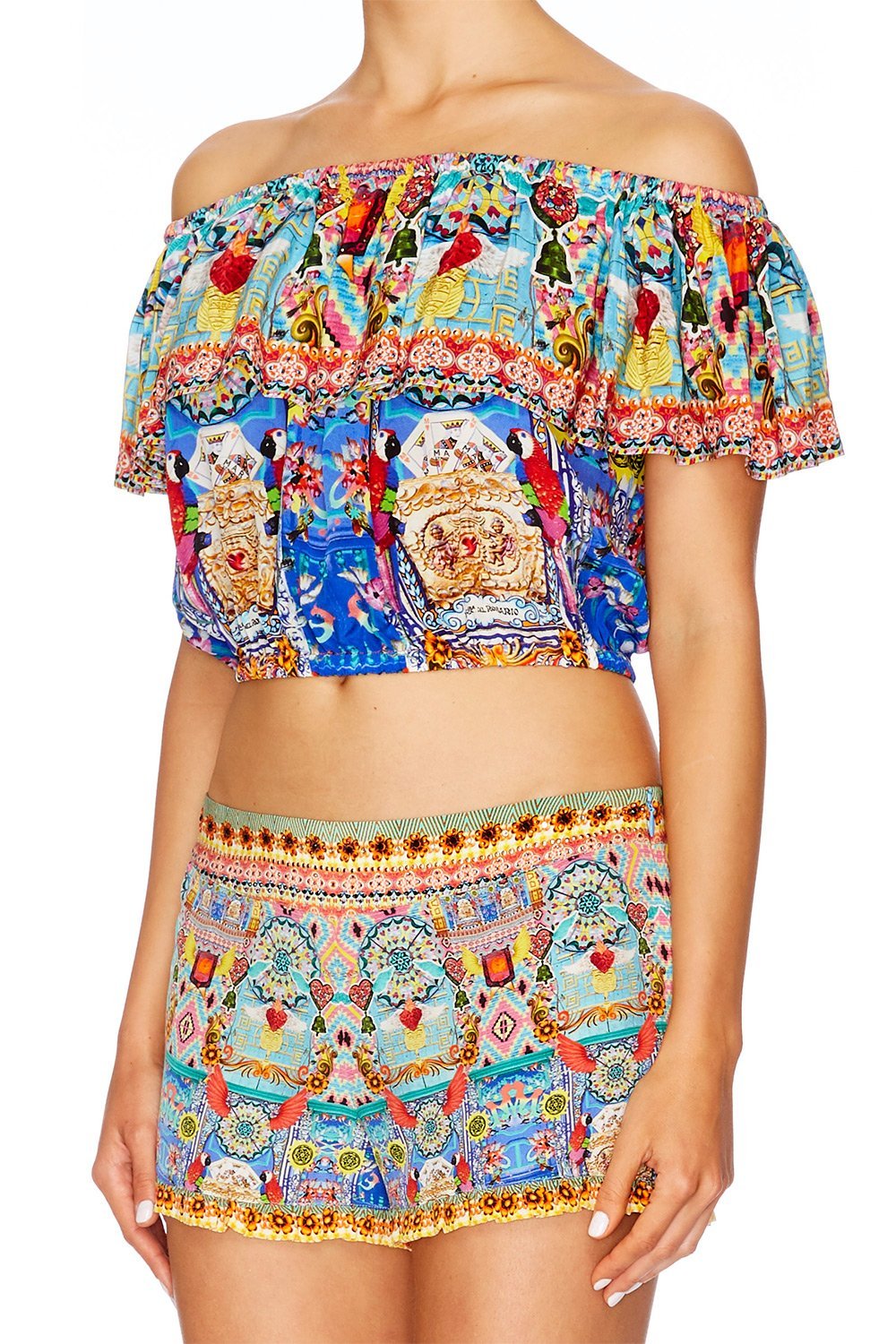 CLOSE TO MY HEART MID DRIFF FRILL TOP