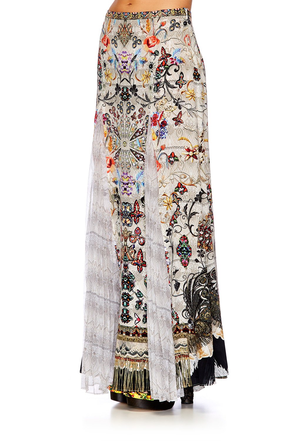 RAISE YOUR GLASS LONG SKIRT W PLEAT INSERT