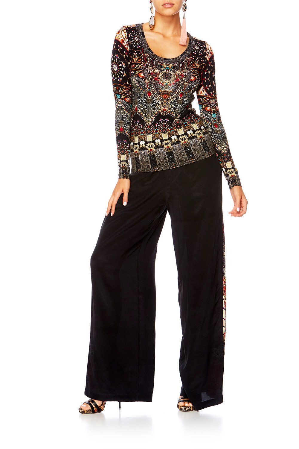 CAMILLA JAGGIS KINGDOM PANTS W SIDE SPLIT