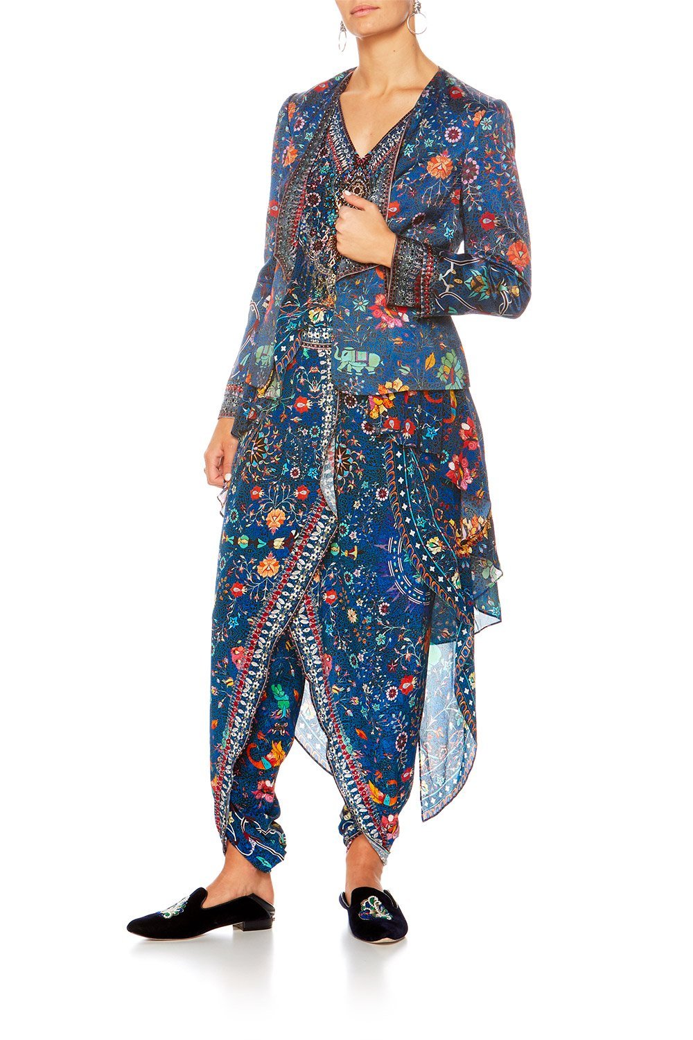 KINDNESS KALEIDOSCOPE DETACHABLE LAYERED JACKET