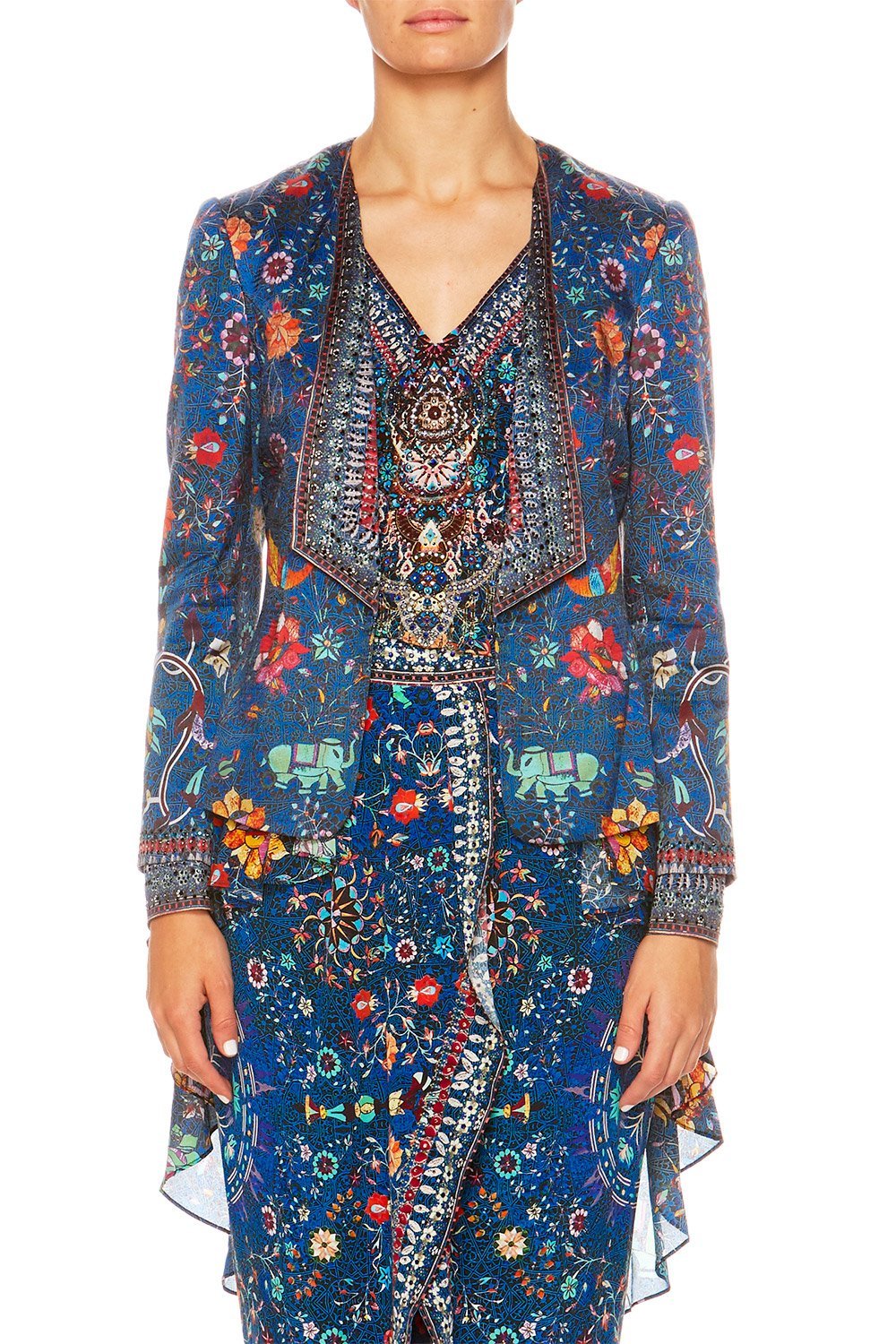 KINDNESS KALEIDOSCOPE DETACHABLE LAYERED JACKET