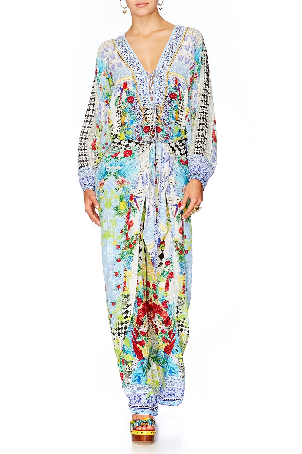 MASKING MADNESS LACE UP SHIRT