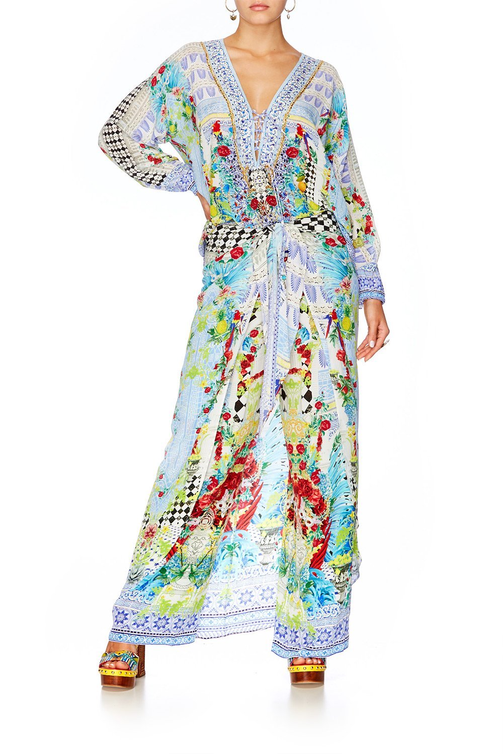 MASKING MADNESS LACE UP SHIRT