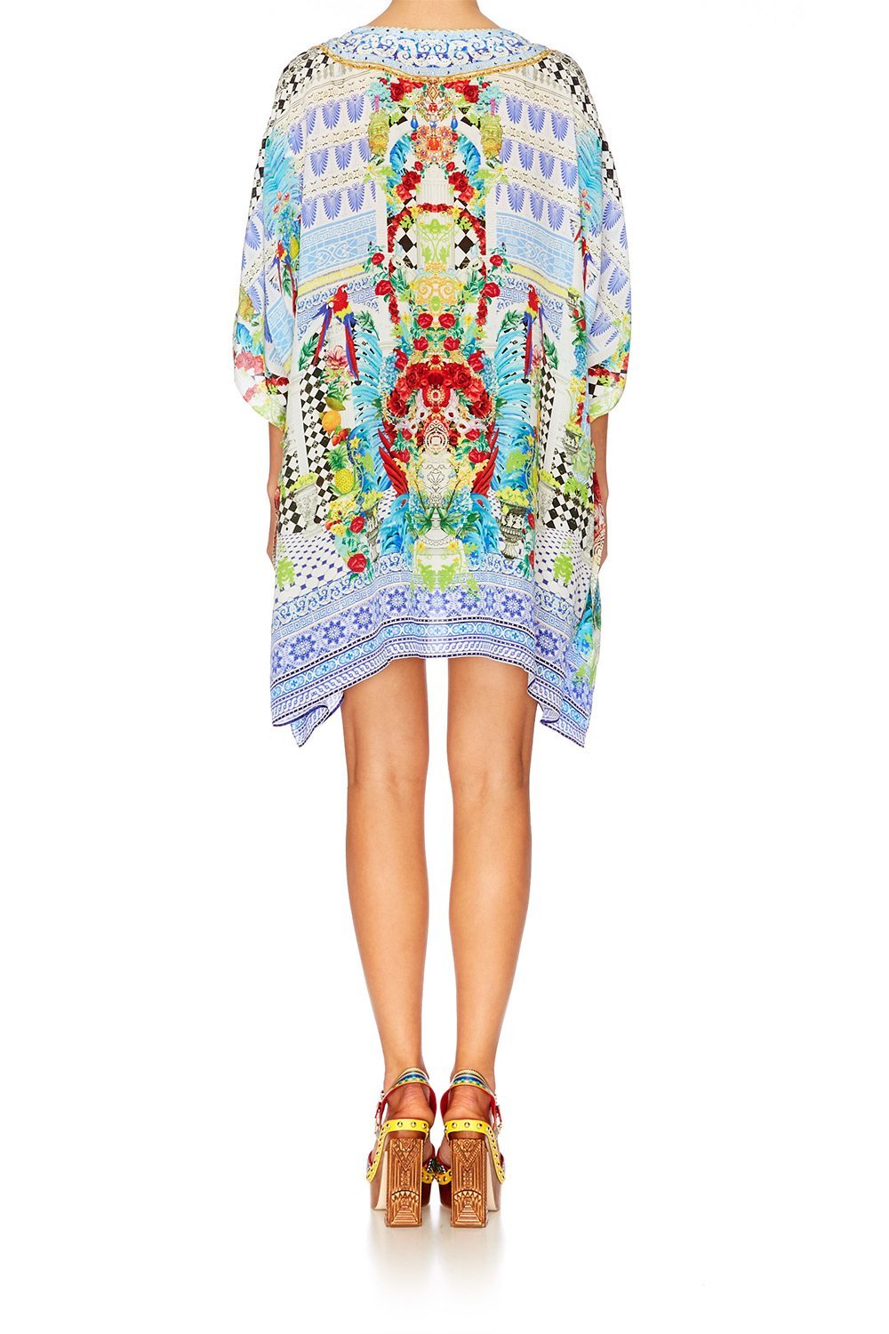 MASKING MADNESS SHORT LACE UP KAFTAN