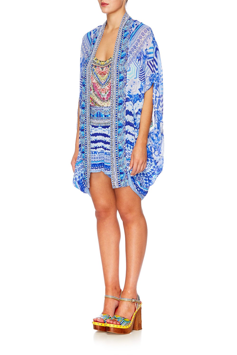 THROWING SHADE OPEN FRONT CARDI CAPE