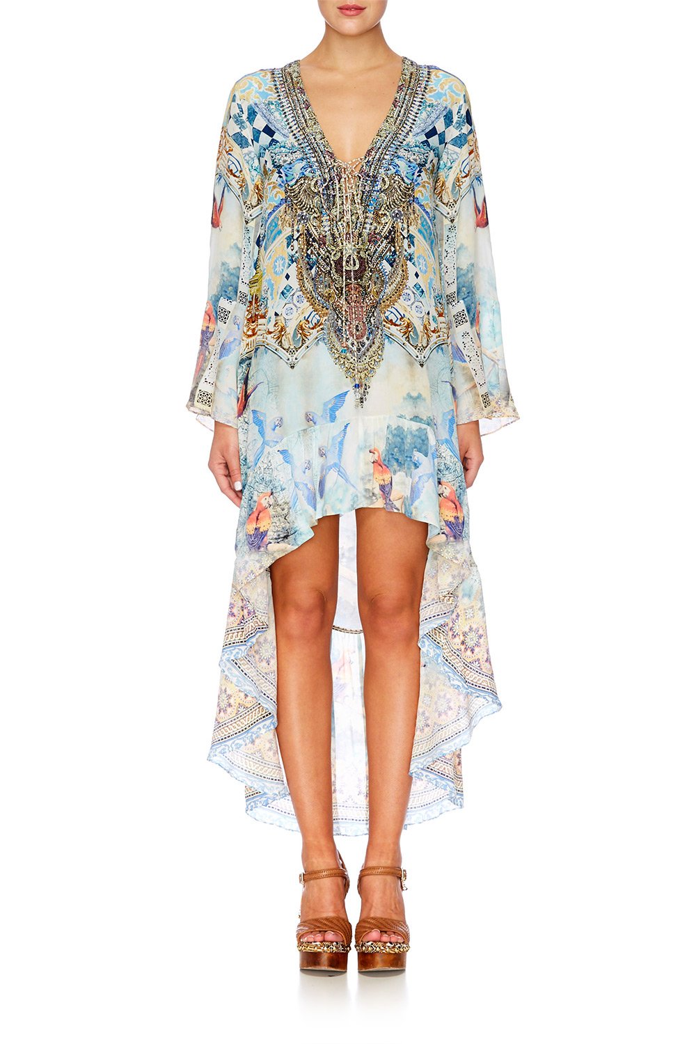 LOVERS DREAM SHORT DRESS W HIGH LOW HEM