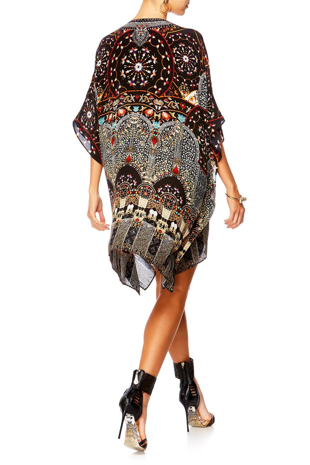 CHAMBER OF REFLECTIONS SHORT LACE UP KAFTAN