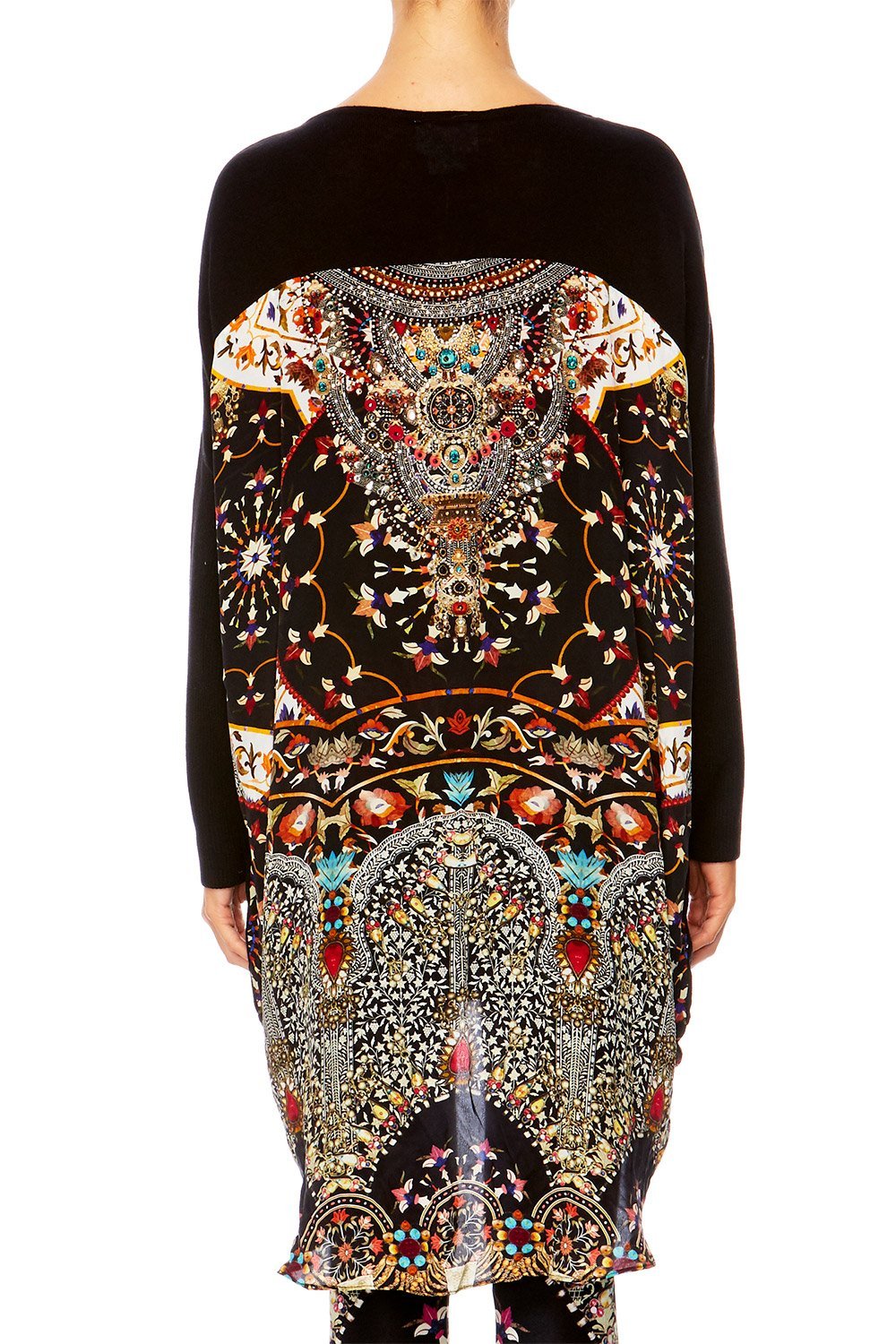 CHAMBER OF REFLECTIONS LONG SLEEVE JUMPER W PRINTED BACK