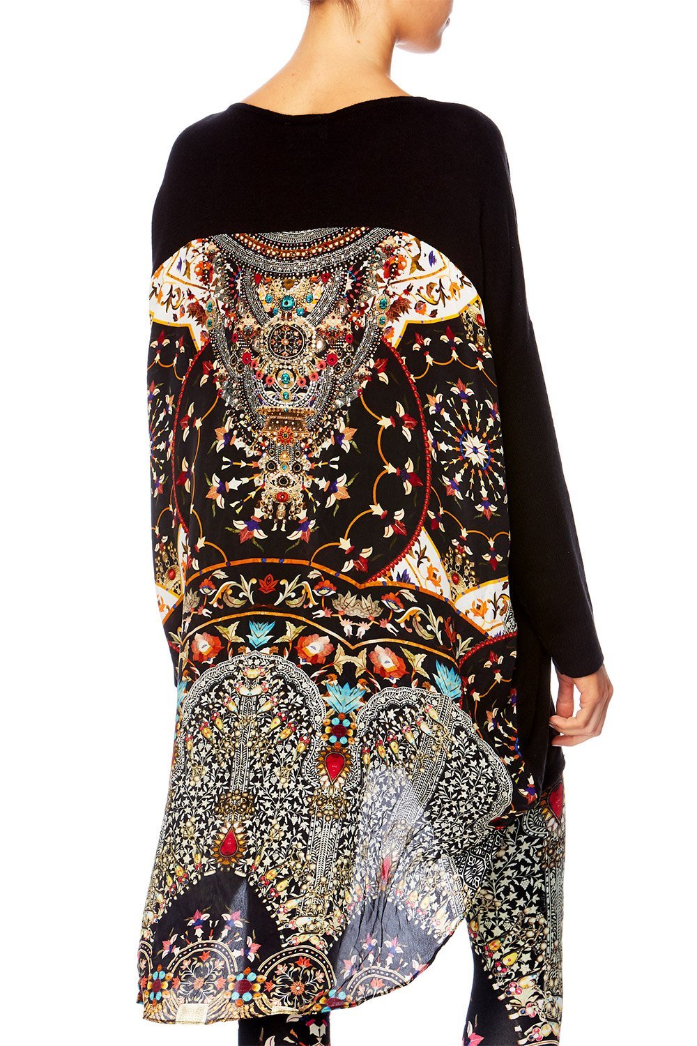 CHAMBER OF REFLECTIONS LONG SLEEVE JUMPER W PRINTED BACK