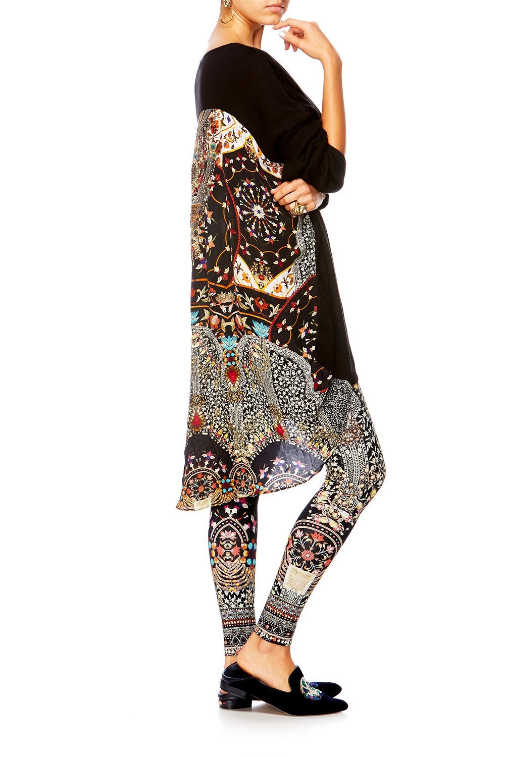 CHAMBER OF REFLECTIONS LONG SLEEVE JUMPER W PRINTED BACK