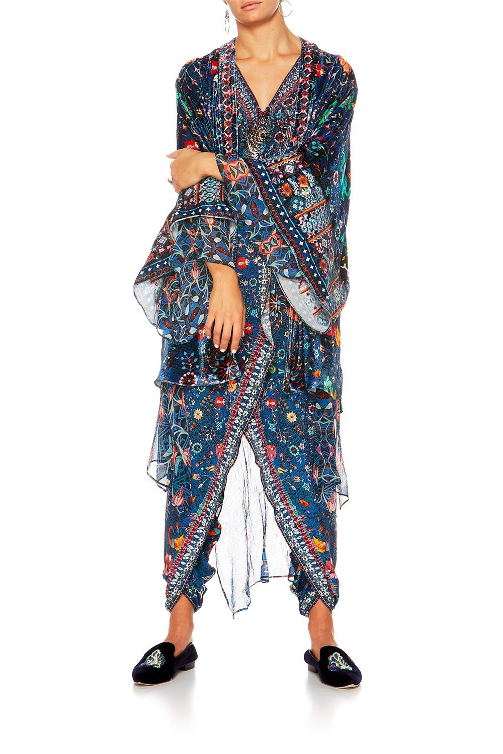 KINDNESS KALEIDOSCOPE KIMONO W LONG UNDERLAY