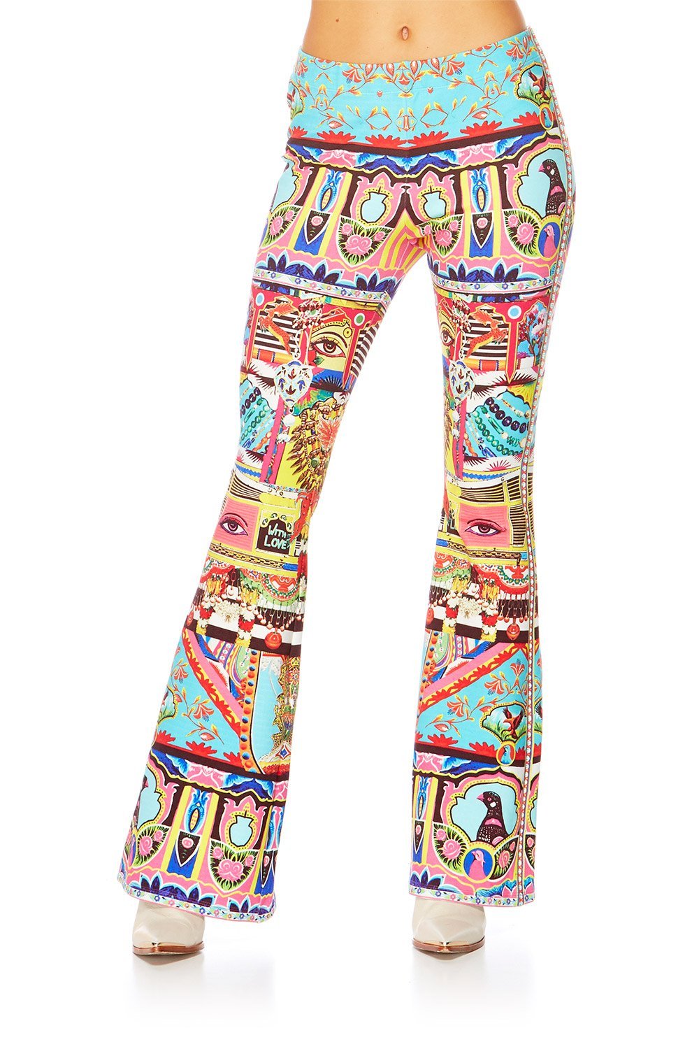 BOUNDLESS BLISS HIGH WAISTED FLARED TROUSER