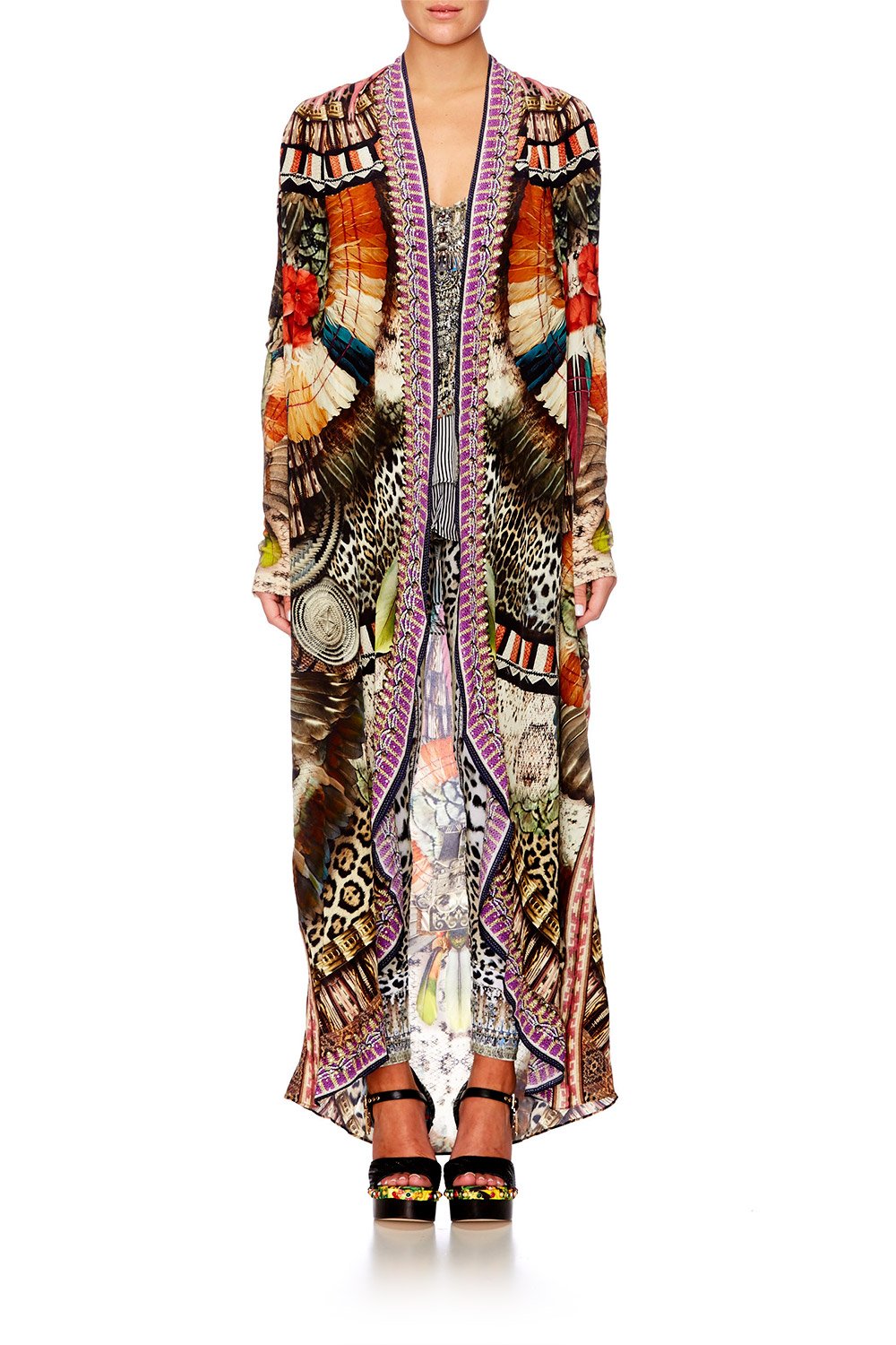 LIGHT MY FIRE LONG CASUAL JACKET W POCKETS