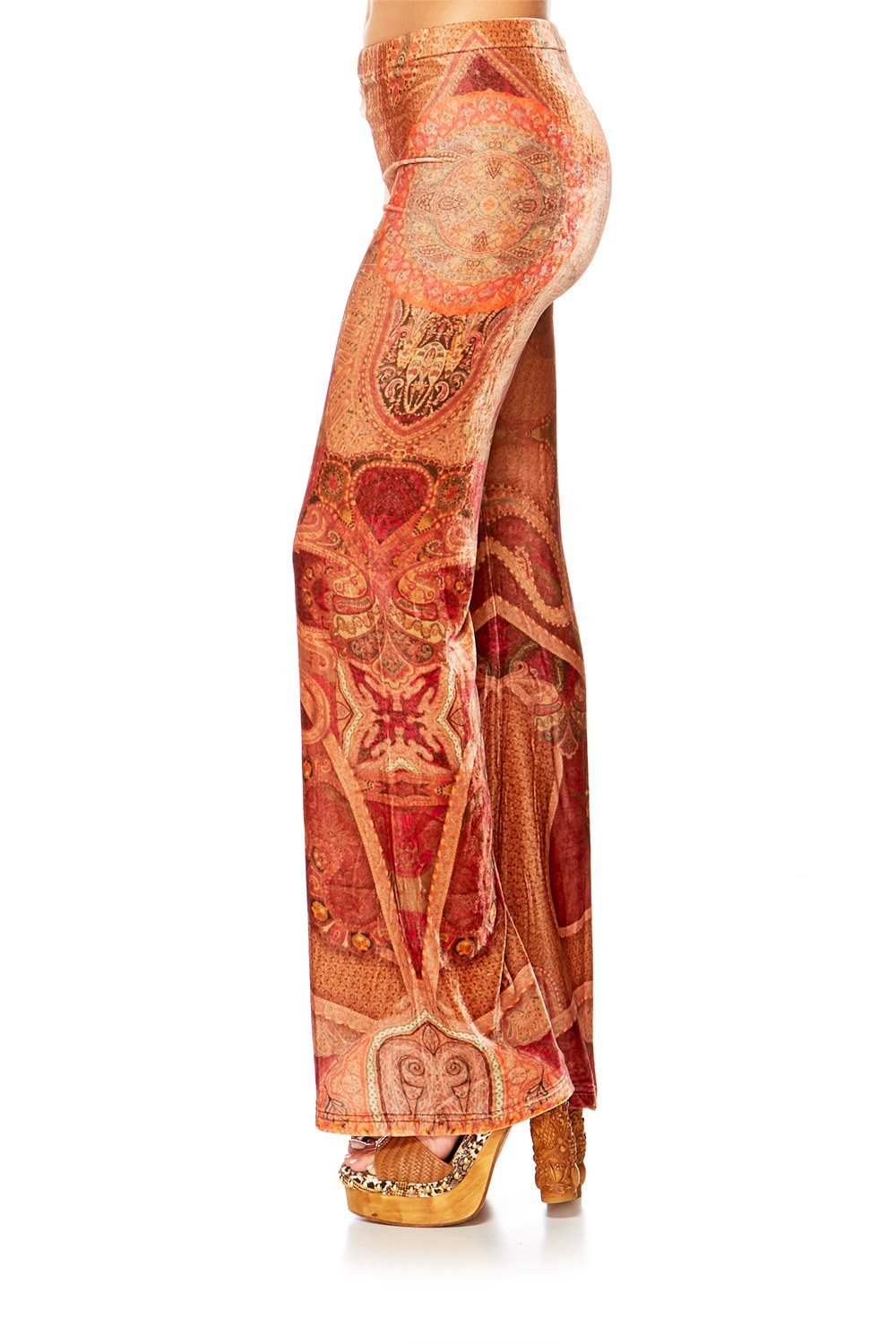 FAMILY GATHERING STRETCH FLARED TROUSER