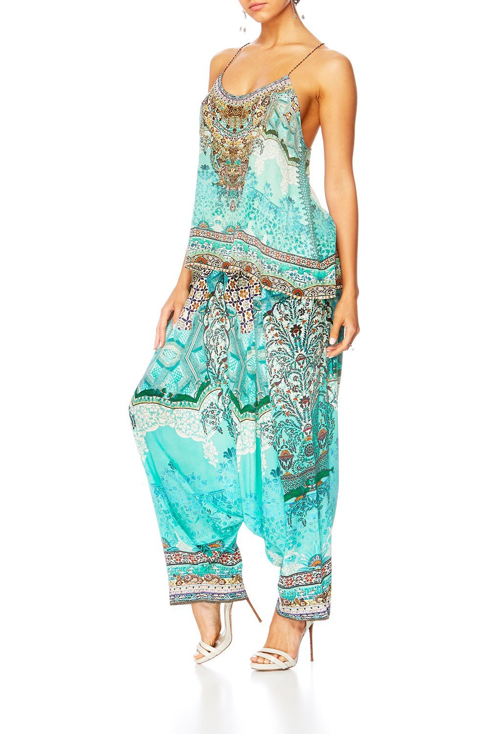 THE SPIRIT WITHIN T-BACK SHOESTRING STRAP TOP