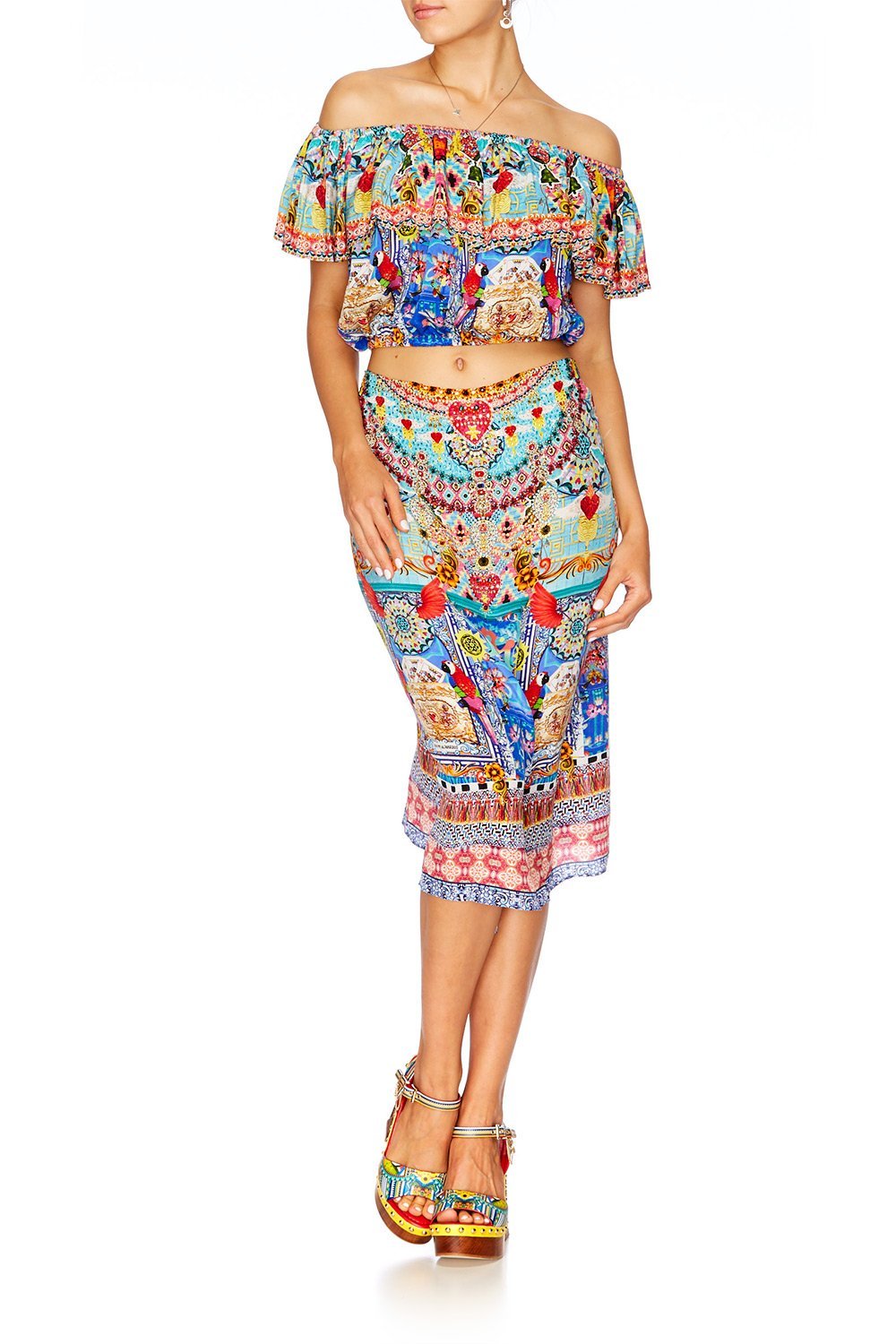 CLOSE TO MY HEART MID DRIFF FRILL TOP