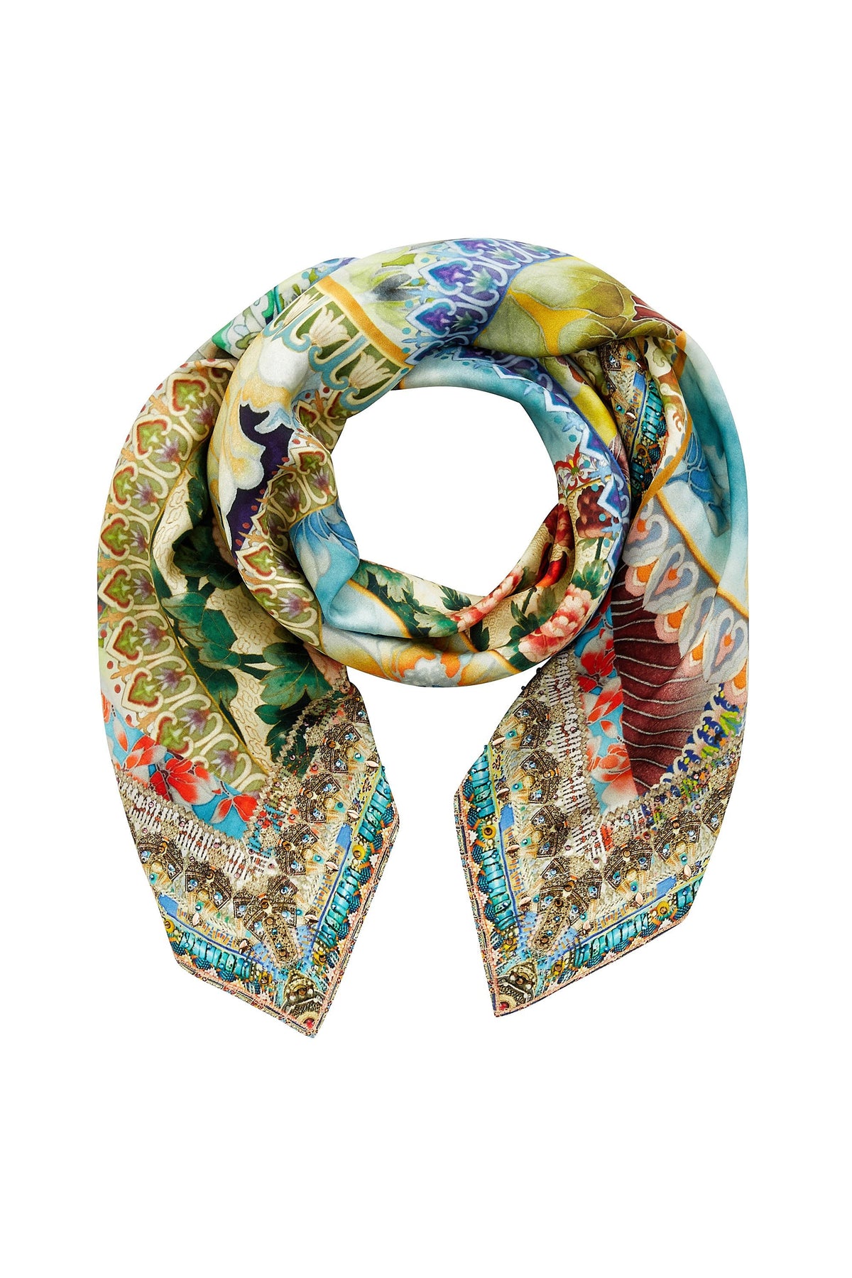 SIGN OF PEACE LARGE SQUARE SCARF