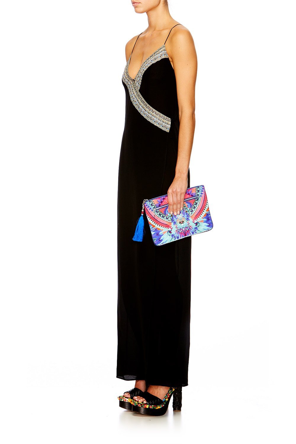 SKY FALL SMALL CANVAS CLUTCH