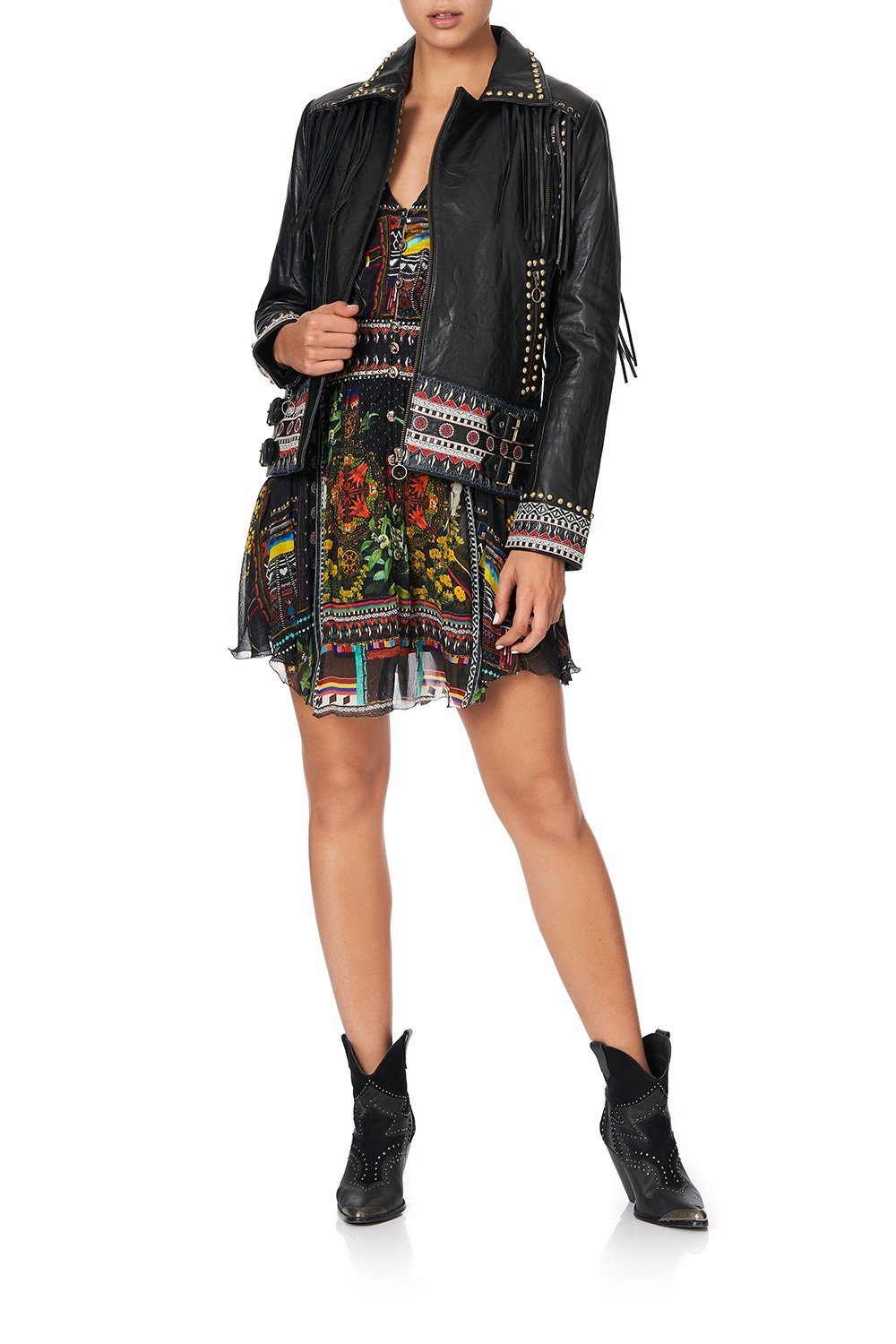 STUDDED BIKER JACKET BLACKHEATH BETTY