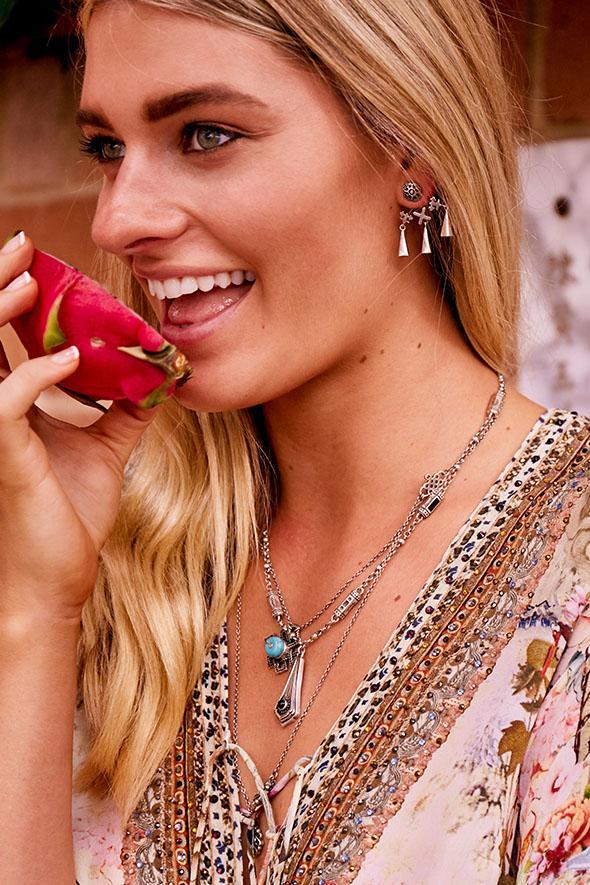 FOR THE LOVE OF LHASA SILV WRAP CHAIN BRACELET