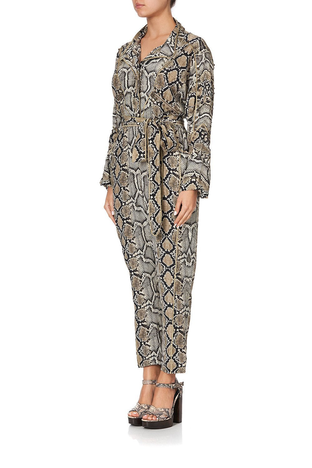 ZIP FRONT PANEL JUMPSUIT KAKADU BOO