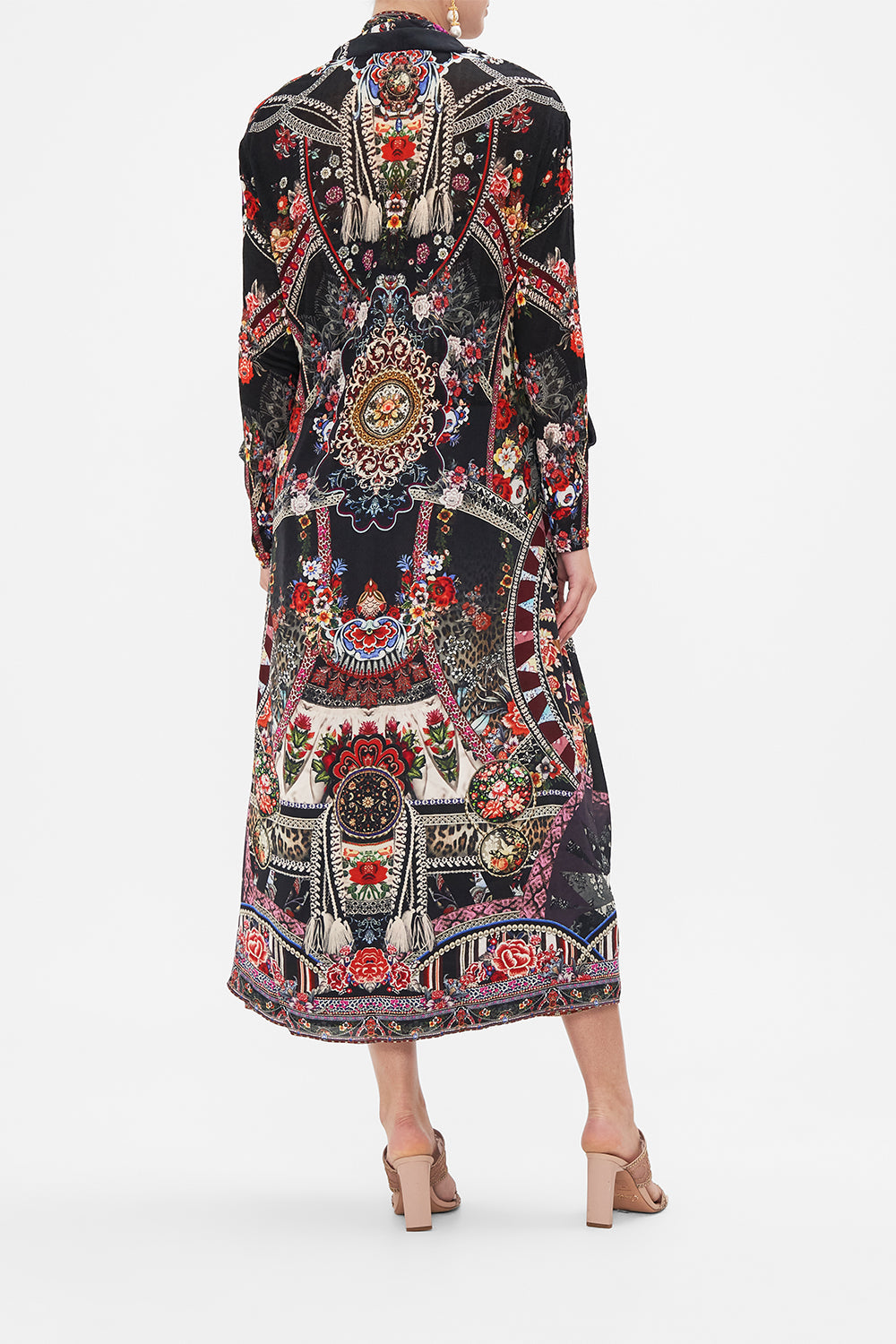 CAMILLA long coat in Volendam Dolls print