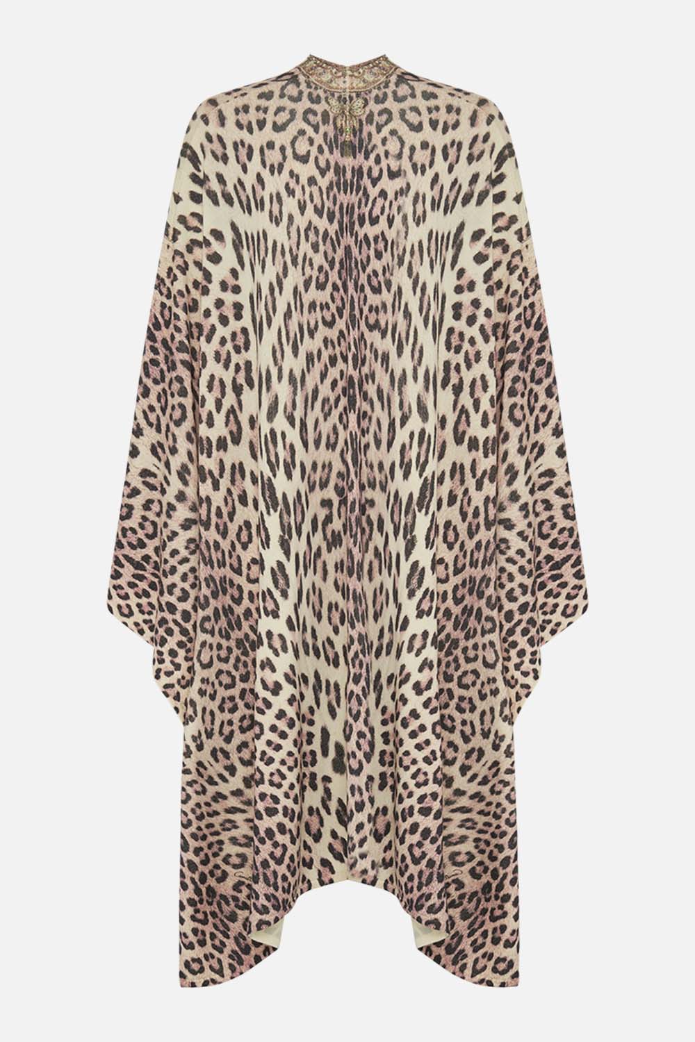 CAMILLA printed throw over in Looking Glass Houses print