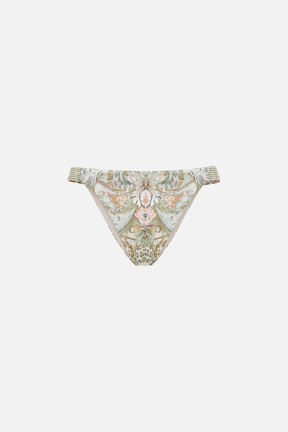 The CAMILLA ELASTIC WAIST BOARDSHORT WOODSTOCK ROCK in our  print.