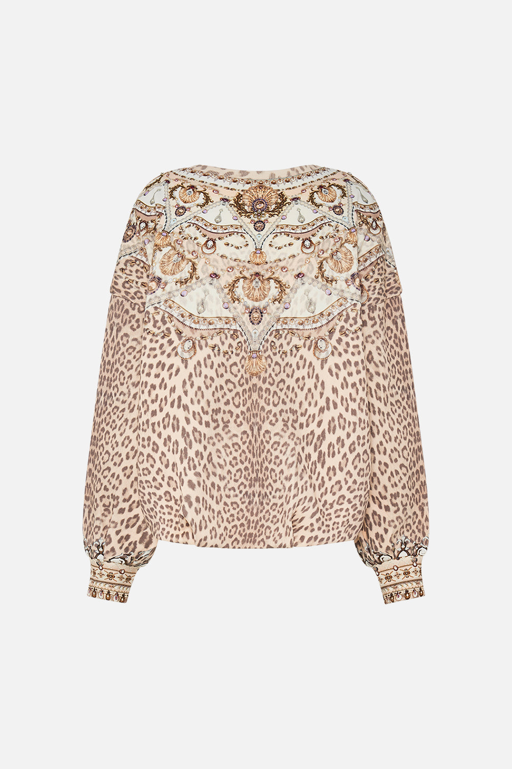 EMBELLISHED TUCK DETAIL SWEATER GROTTO GODDESS